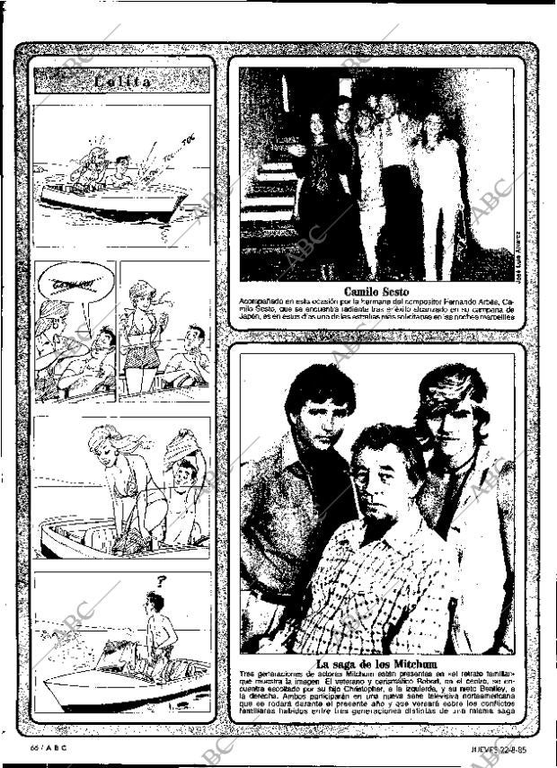 ABC MADRID 22-08-1985 página 66