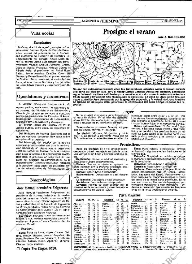 ABC MADRID 23-08-1985 página 24
