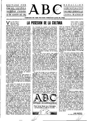 ABC MADRID 23-08-1985 página 3