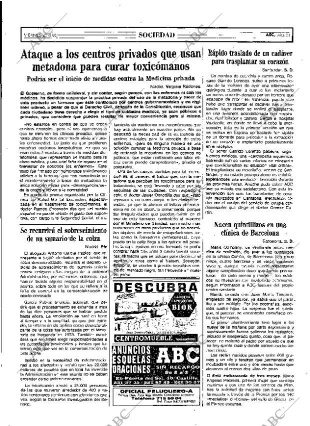 ABC MADRID 23-08-1985 página 31