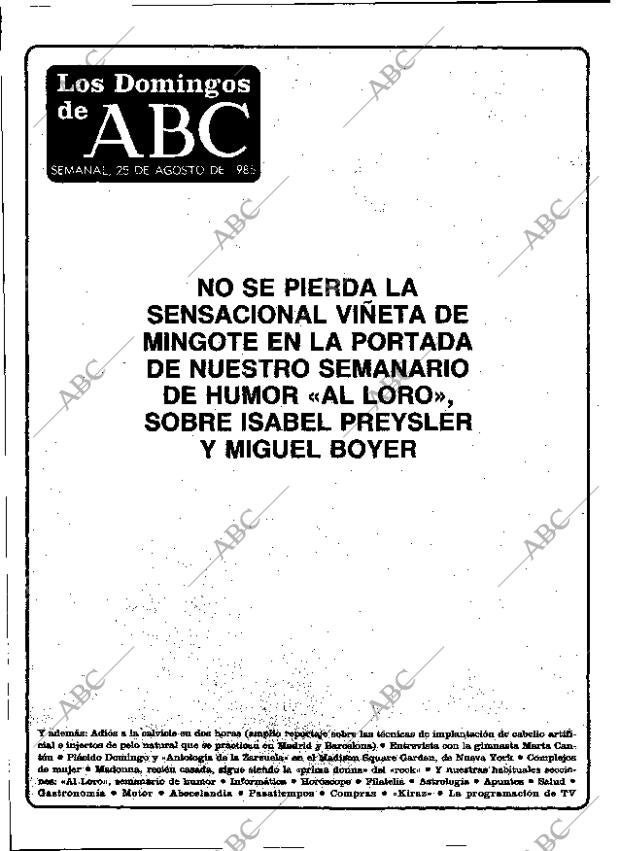 ABC MADRID 23-08-1985 página 4