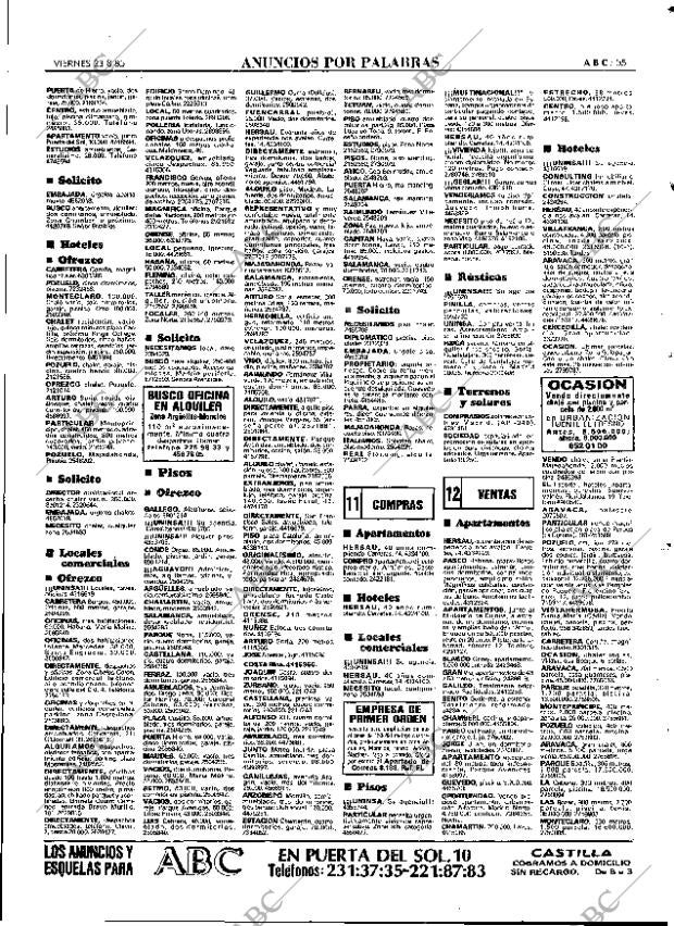 ABC MADRID 23-08-1985 página 55