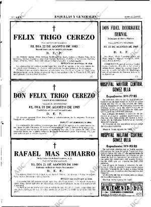 ABC MADRID 23-08-1985 página 62
