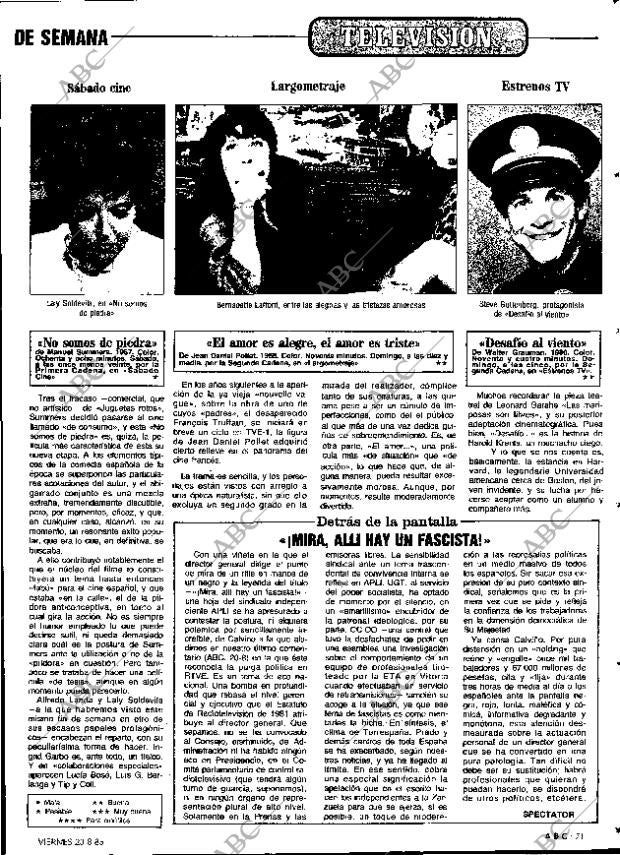 ABC MADRID 23-08-1985 página 71
