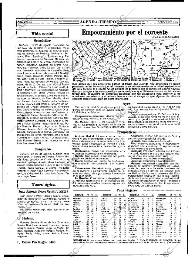 ABC MADRID 24-08-1985 página 24