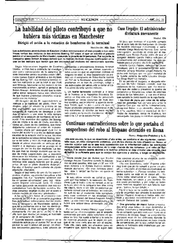 ABC MADRID 24-08-1985 página 33