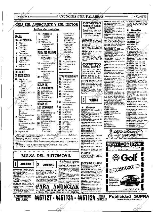 ABC MADRID 24-08-1985 página 63