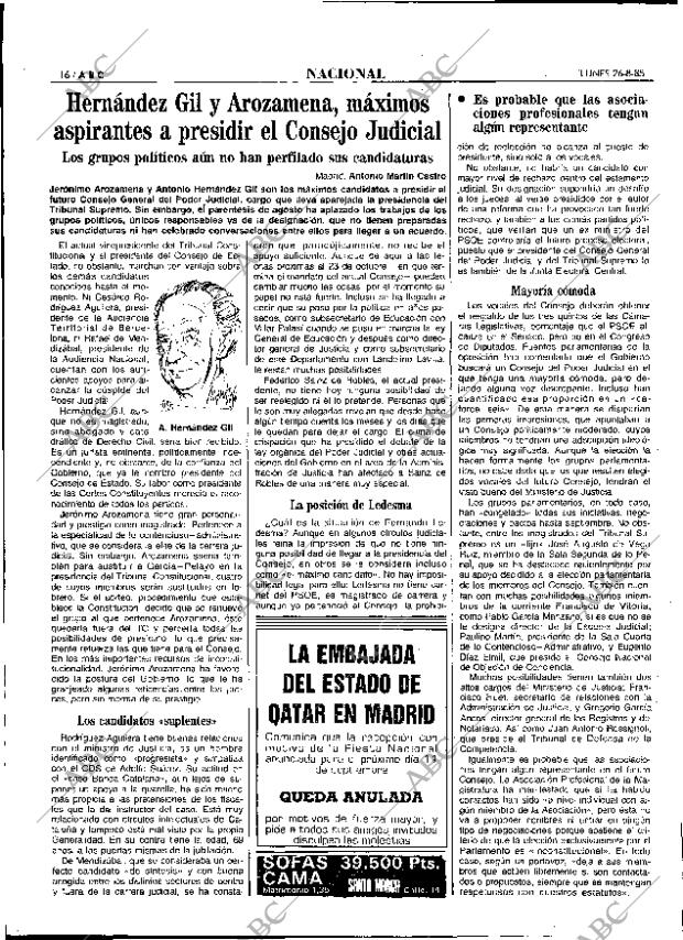 ABC MADRID 26-08-1985 página 16