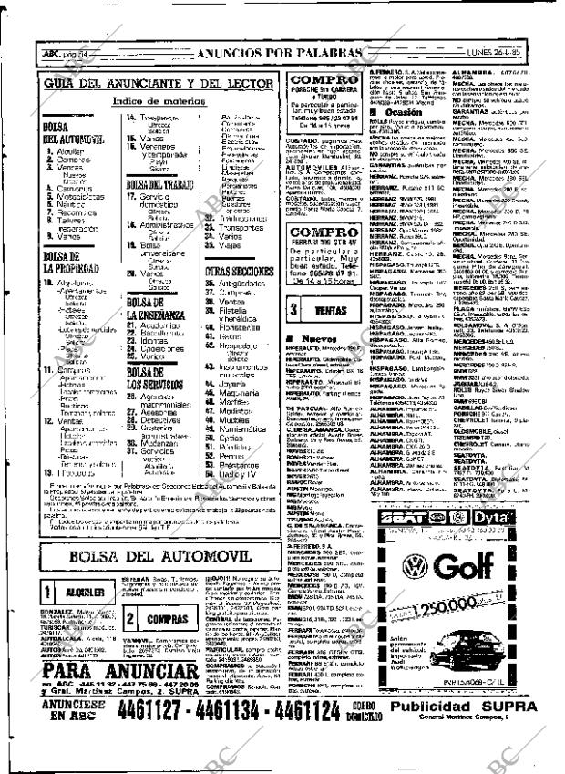 ABC MADRID 26-08-1985 página 54