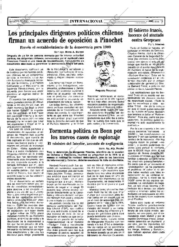 ABC MADRID 27-08-1985 página 19