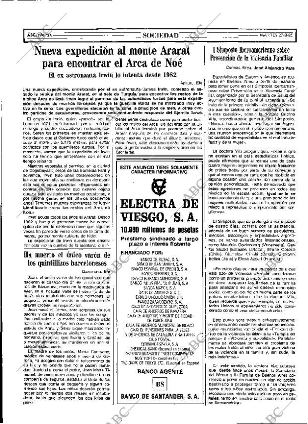 ABC MADRID 27-08-1985 página 26