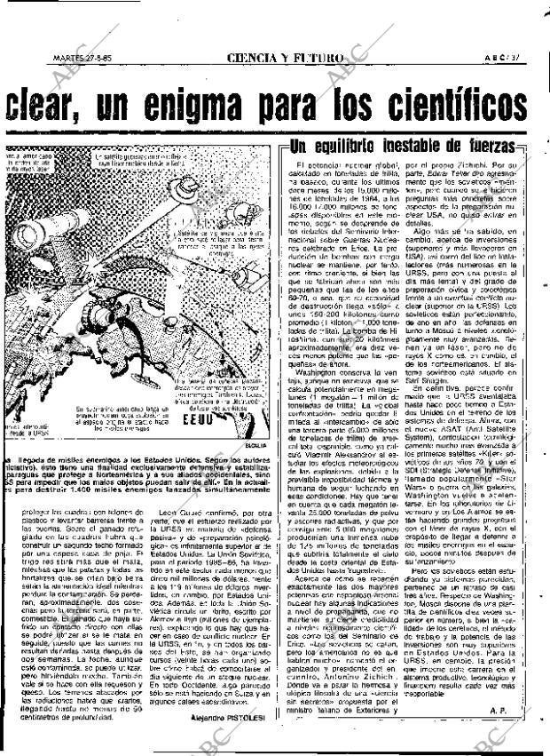 ABC MADRID 27-08-1985 página 37
