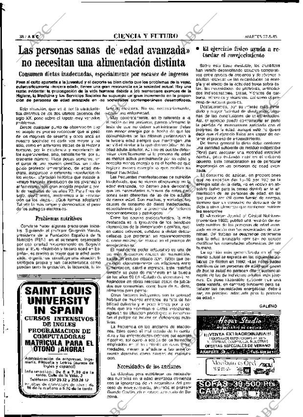 ABC MADRID 27-08-1985 página 38
