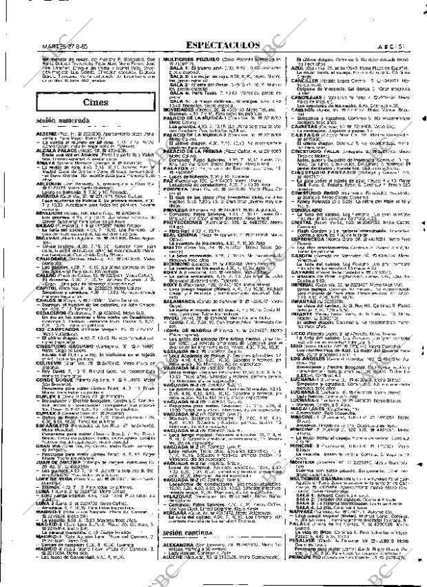 ABC MADRID 27-08-1985 página 51