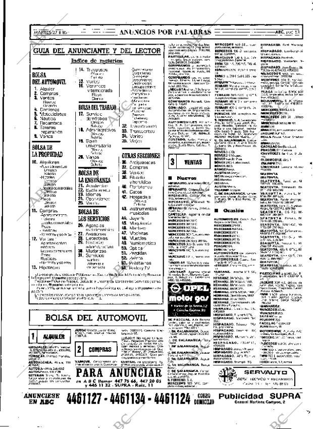 ABC MADRID 27-08-1985 página 53