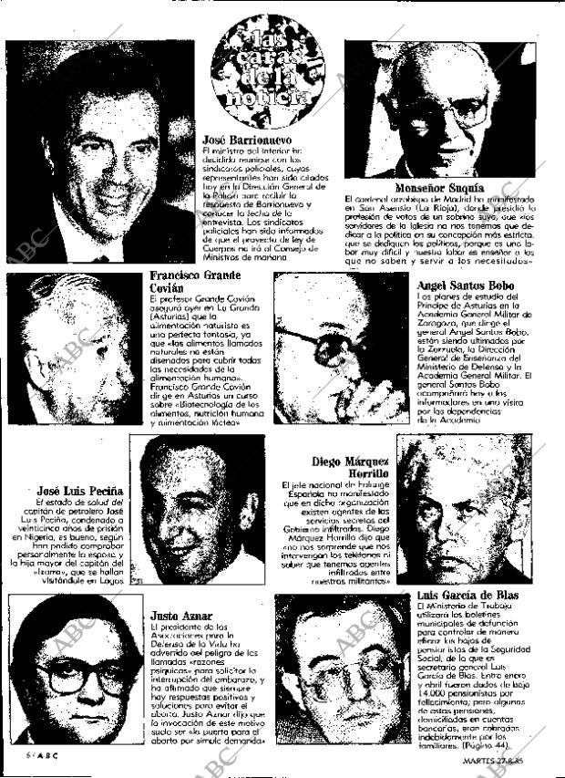 ABC MADRID 27-08-1985 página 6