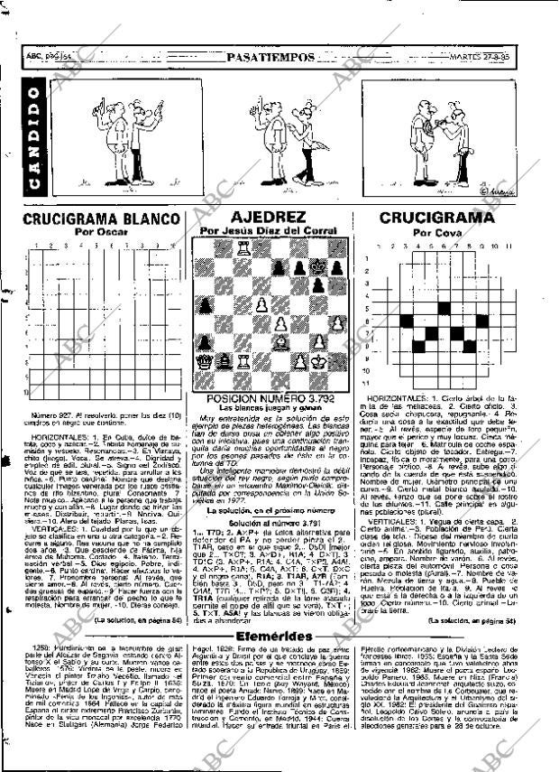ABC MADRID 27-08-1985 página 64