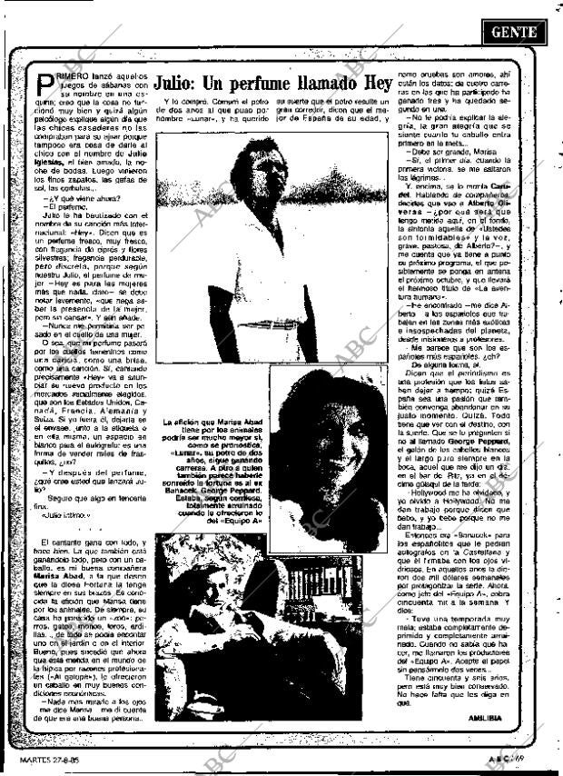 ABC MADRID 27-08-1985 página 69