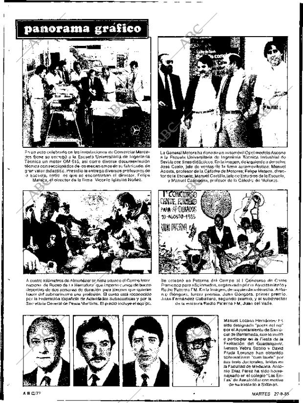 ABC SEVILLA 27-08-1985 página 72