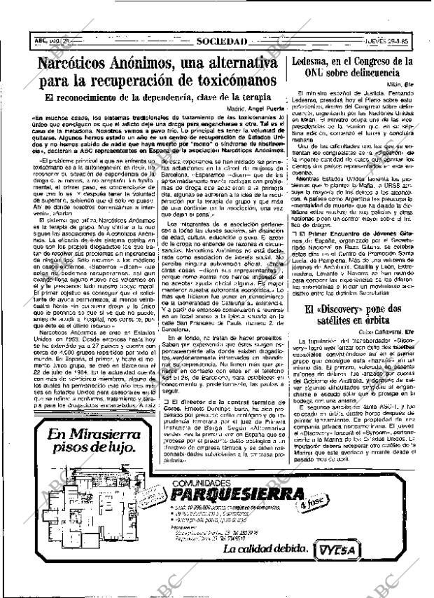 ABC MADRID 29-08-1985 página 28