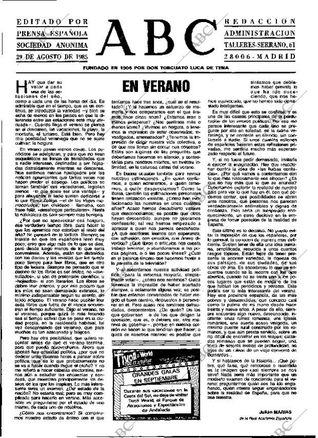 ABC MADRID 29-08-1985 página 3