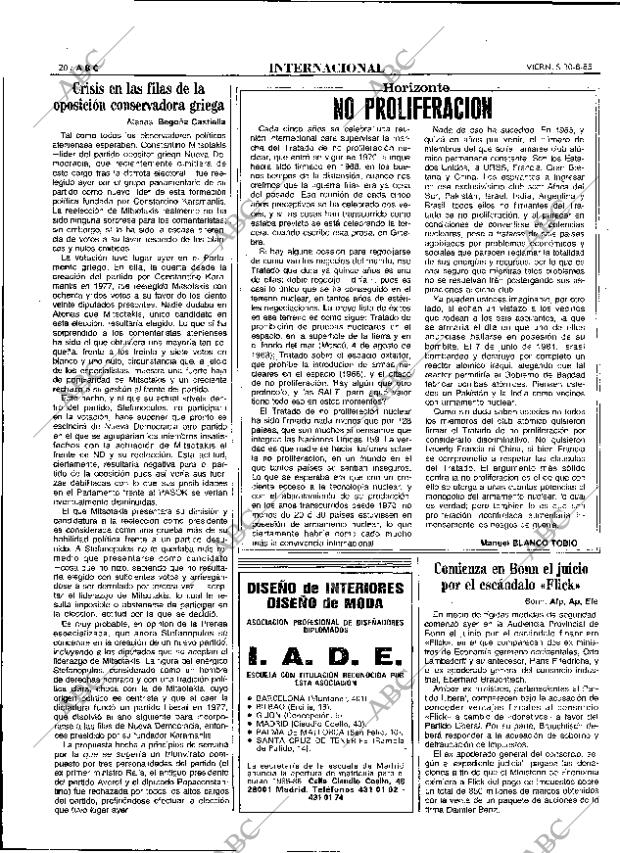 ABC MADRID 30-08-1985 página 20