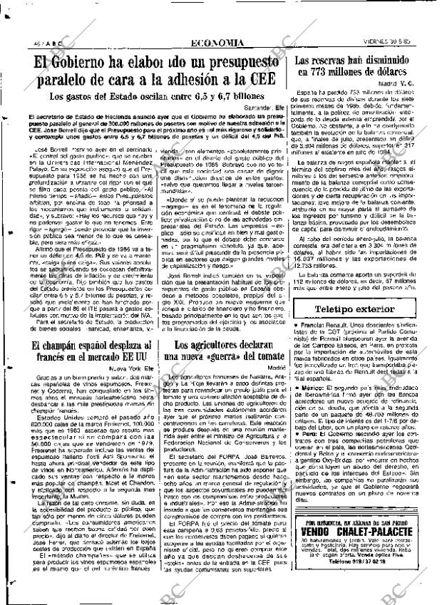 ABC MADRID 30-08-1985 página 46