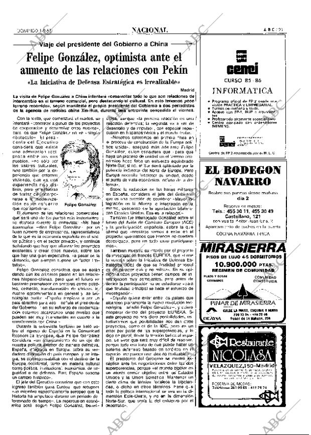 ABC MADRID 01-09-1985 página 21