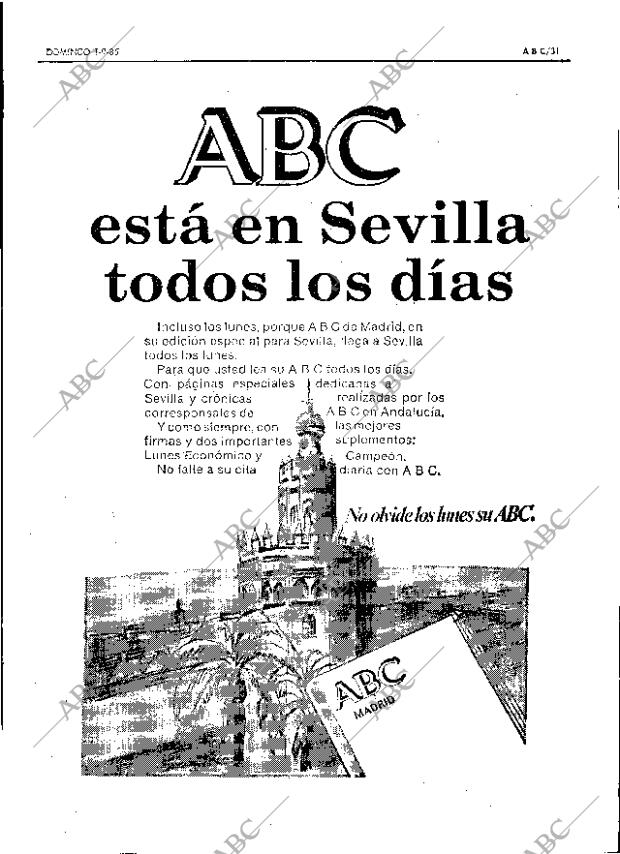 ABC SEVILLA 01-09-1985 página 31