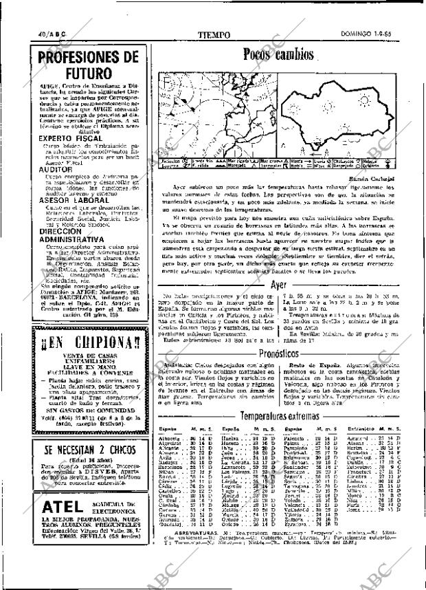 ABC SEVILLA 01-09-1985 página 40