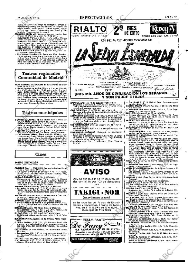 ABC MADRID 04-09-1985 página 67