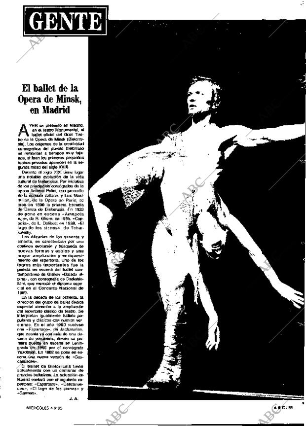 ABC MADRID 04-09-1985 página 85