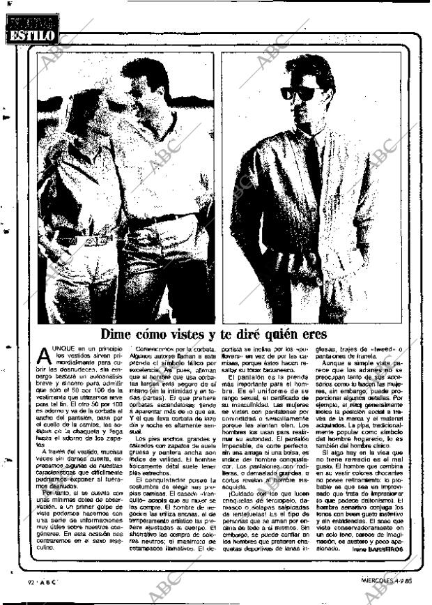ABC MADRID 04-09-1985 página 92