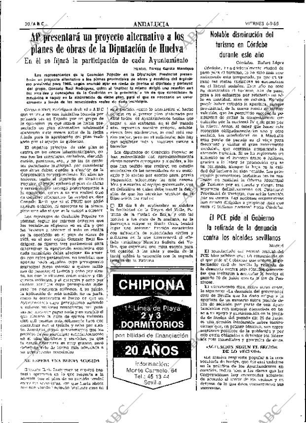 ABC SEVILLA 06-09-1985 página 20