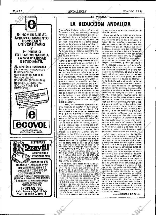ABC SEVILLA 08-09-1985 página 26