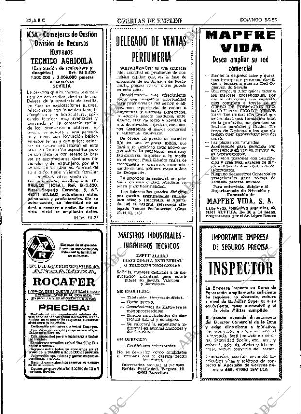 ABC SEVILLA 08-09-1985 página 42