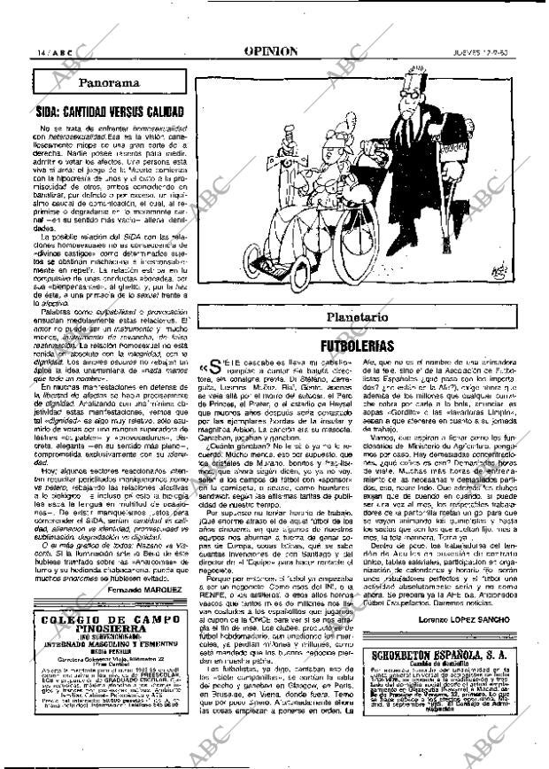 ABC MADRID 12-09-1985 página 14