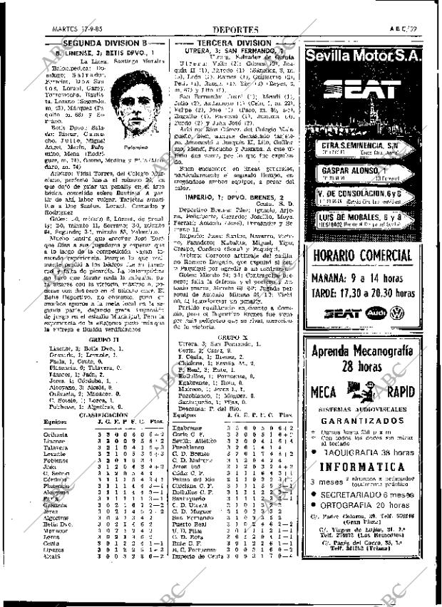 ABC SEVILLA 17-09-1985 página 59