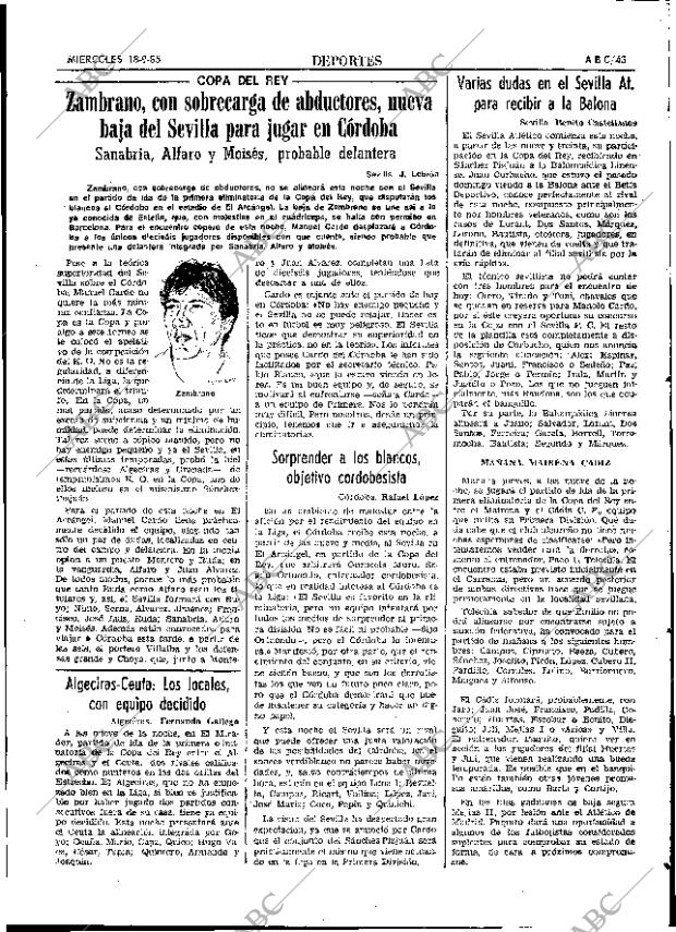 ABC SEVILLA 18-09-1985 página 43
