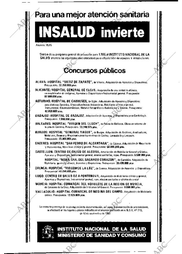 ABC MADRID 19-09-1985 página 6