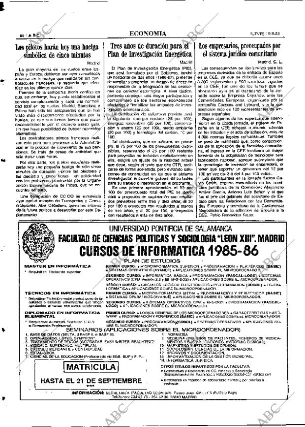 ABC MADRID 19-09-1985 página 66