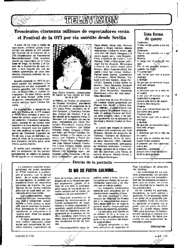 ABC MADRID 21-09-1985 página 109