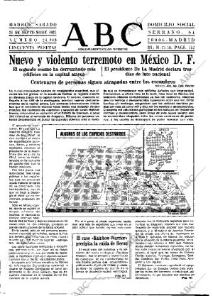 ABC MADRID 21-09-1985 página 17