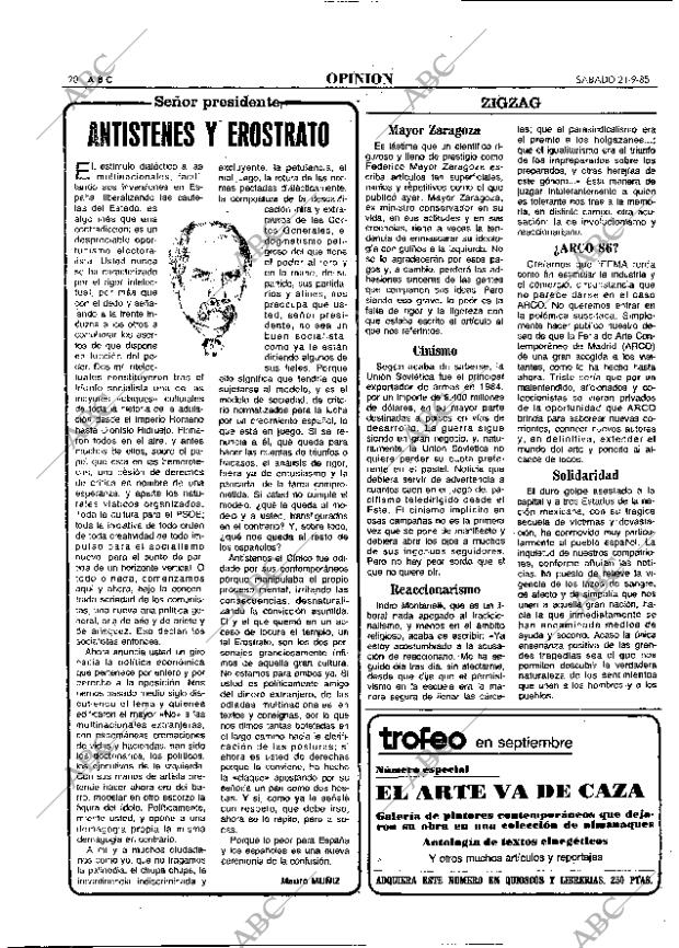 ABC MADRID 21-09-1985 página 20