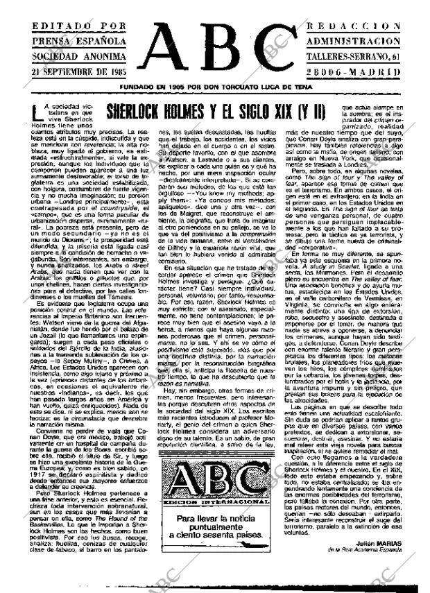 ABC MADRID 21-09-1985 página 3