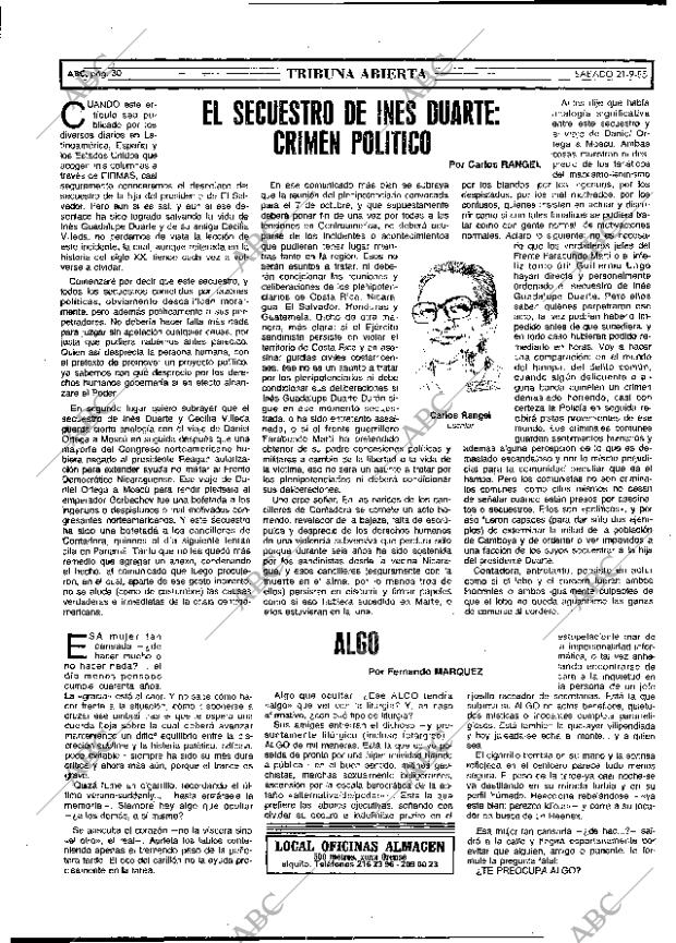 ABC MADRID 21-09-1985 página 30