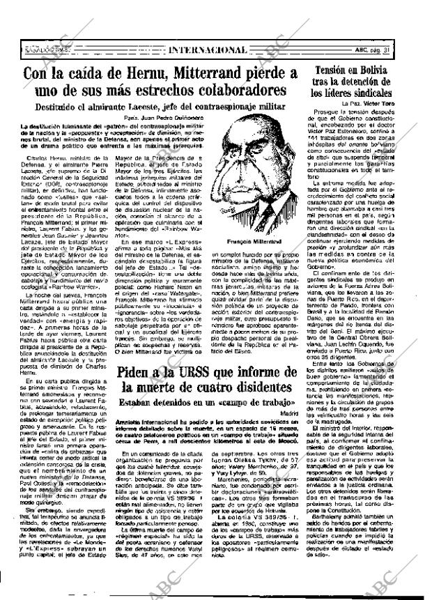 ABC MADRID 21-09-1985 página 31