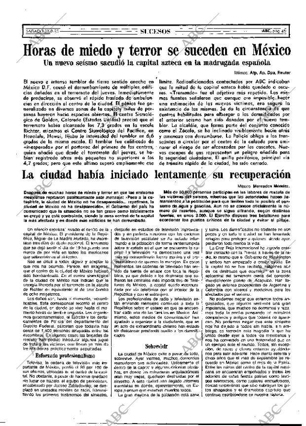 ABC MADRID 21-09-1985 página 45