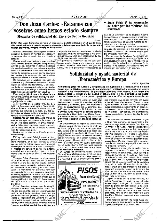 ABC MADRID 21-09-1985 página 50