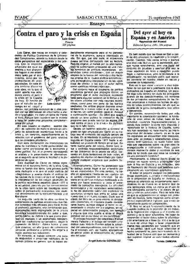 ABC MADRID 21-09-1985 página 54